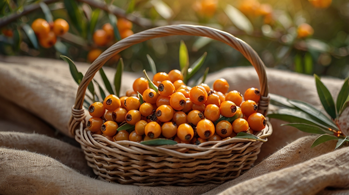 Zumo de espino amarillo